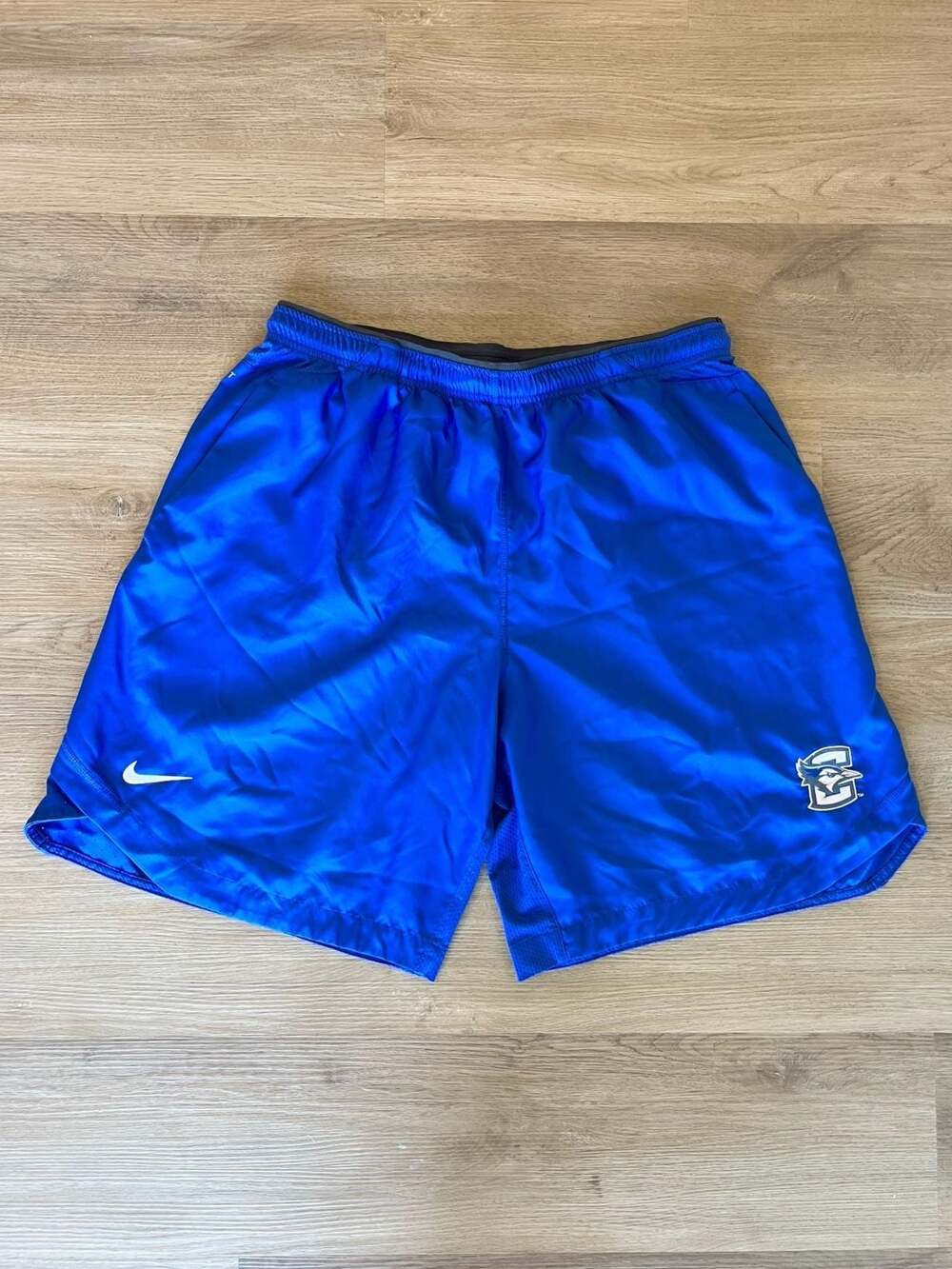 Nike, 2XL Creighton Bluejays Dri-FIT, Royal Blue Running Athletic Shorts